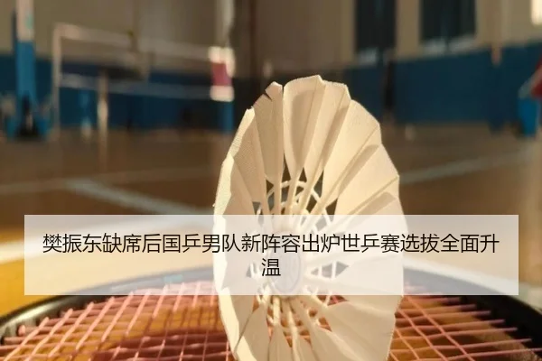 樊振东缺席后国乒男队新阵容出炉世乒赛选拔全面升温